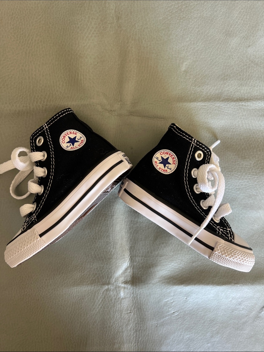 Converse Kids Black & White High-Top Sneakers